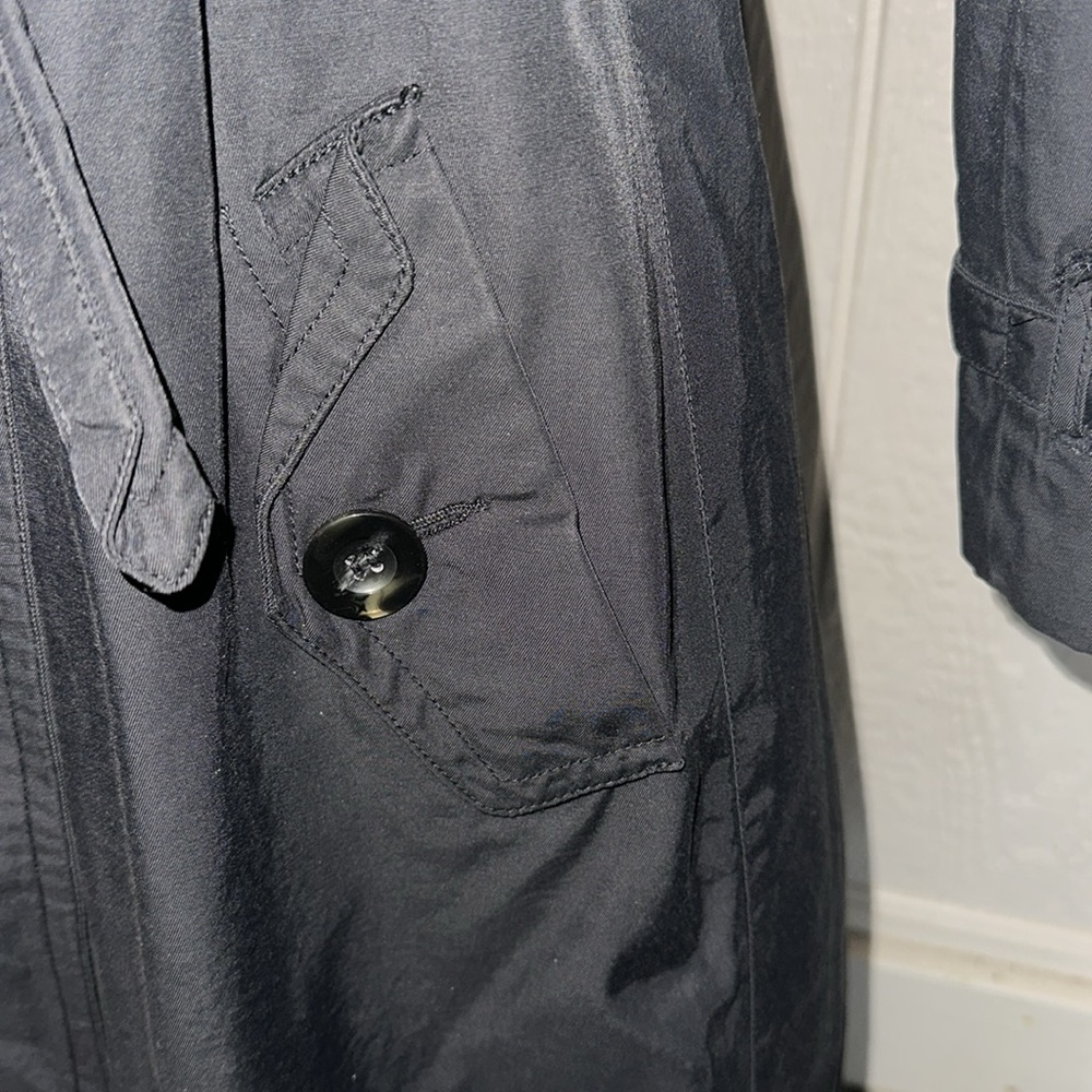 Classic Black Trench Coat - Picture 8 of 11